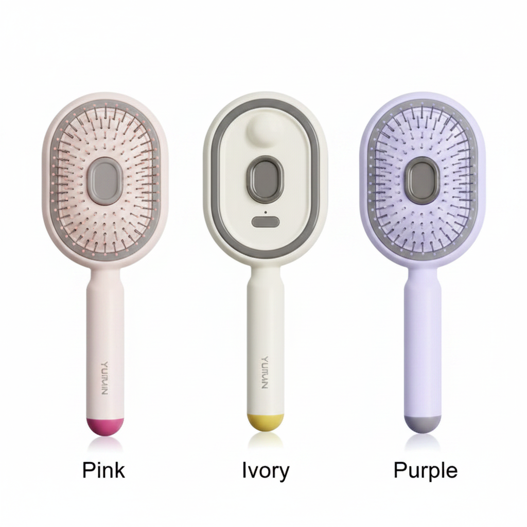Self-Cleaning Hair Brush Product Photo
